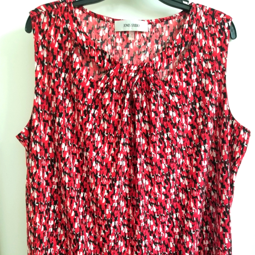 Plus Size Red Blouse